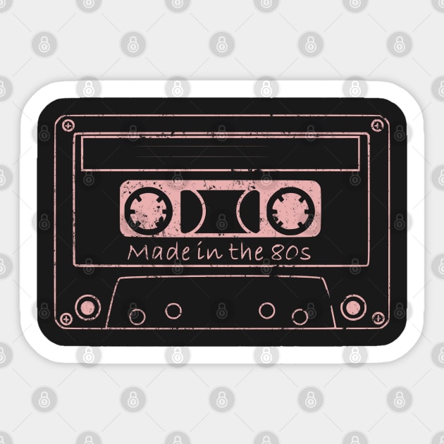 Made In The 80s Mixtape Sticker by TCP